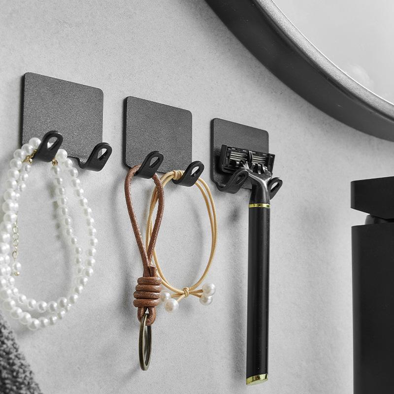 Bathroom Stainless Steel Razor Holder Storage Hook Wall Men Shaving Shaver Shelf Punch Free Razor Rack Accessories Organization
