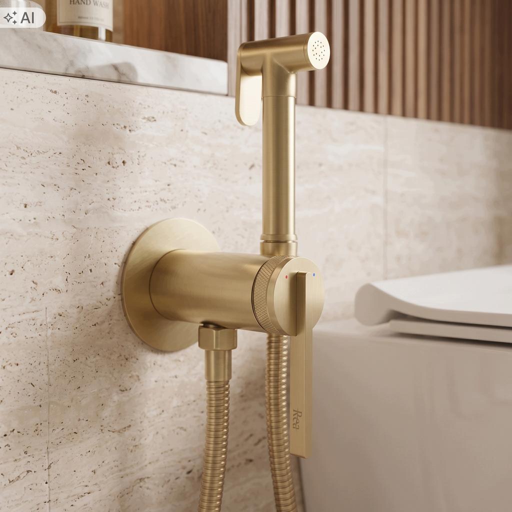 Gold Brush Grace Concealed Bidet Faucet