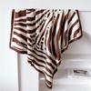 Patterned Shawl 90 CM Square Scarf Breathable Sunscreen Stripes Square Headscarf Personalized Design Lightweight
