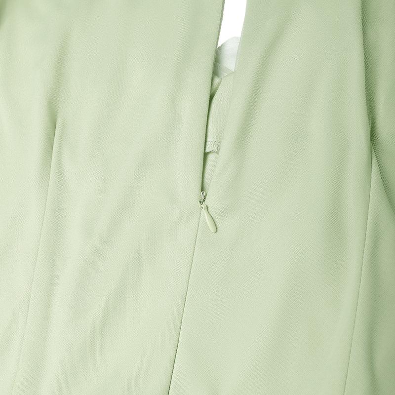 ZANZEA Womens Summer Casual Mesh Splice Short Sleeve Elegant Dress