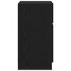 Nightstand Black 39x35x65 cm Engineered Wood