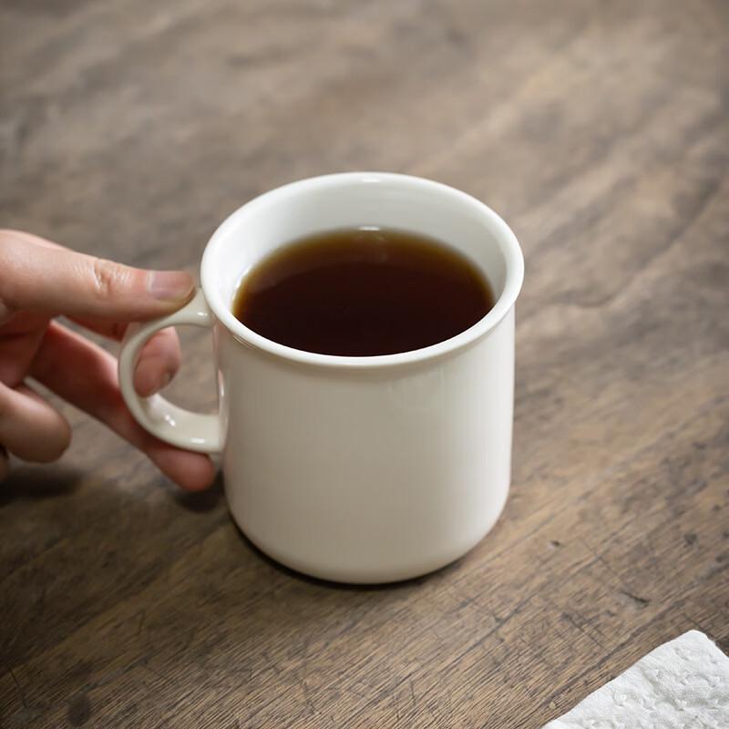 OLOEY White Porcelain Mug