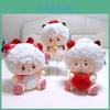 Pleasant Goat And Big Big Wolf Plush Toy With Strawberry Design For Kids Room Decor
