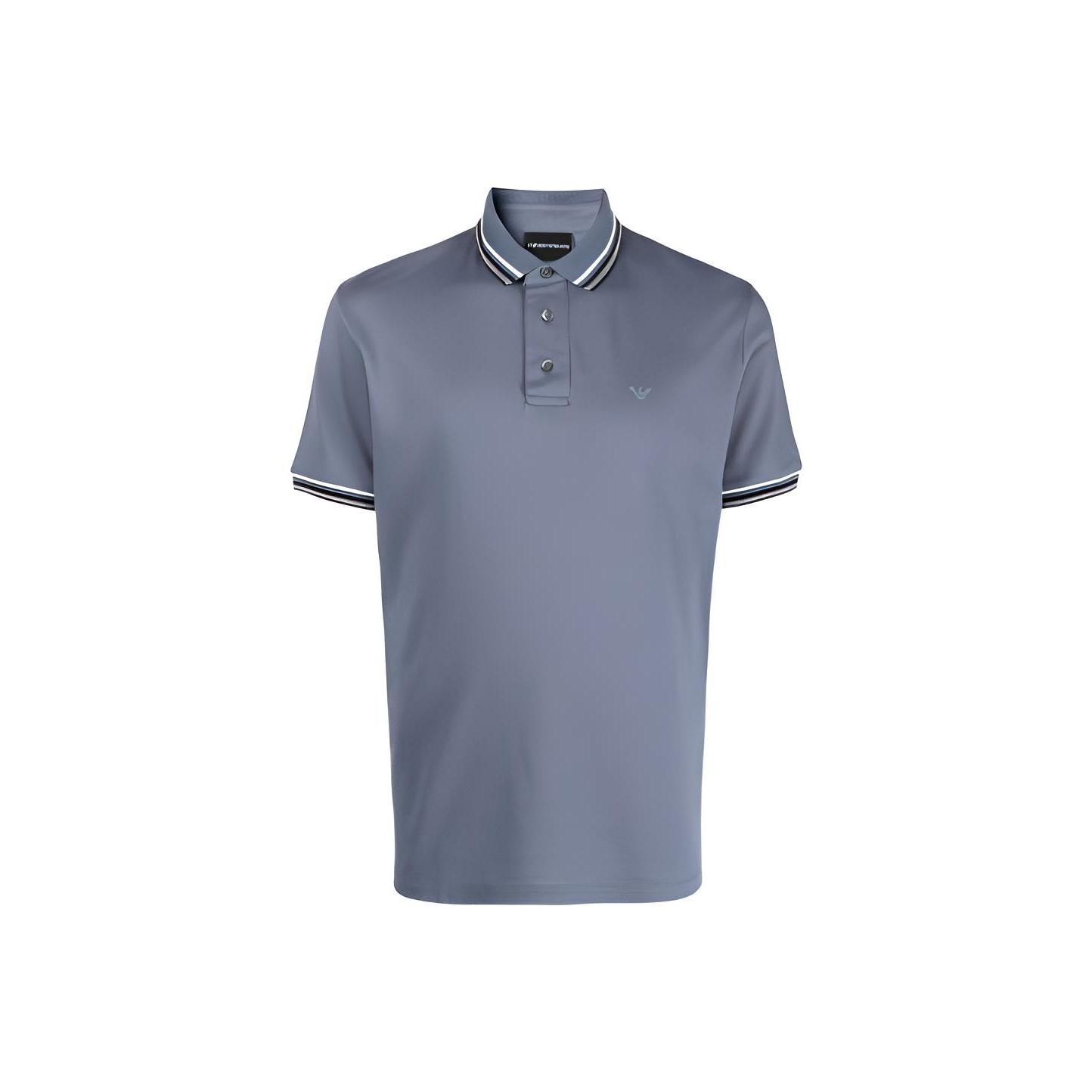 

Emporio Armani Solid Color Loose Fit Casual Polo Shirt Men tops 3K1FL8-1JTKZ-0668 S