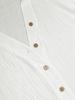 Women S Solid Long Sleeve Button Up Shirt Loose Collared Blouse