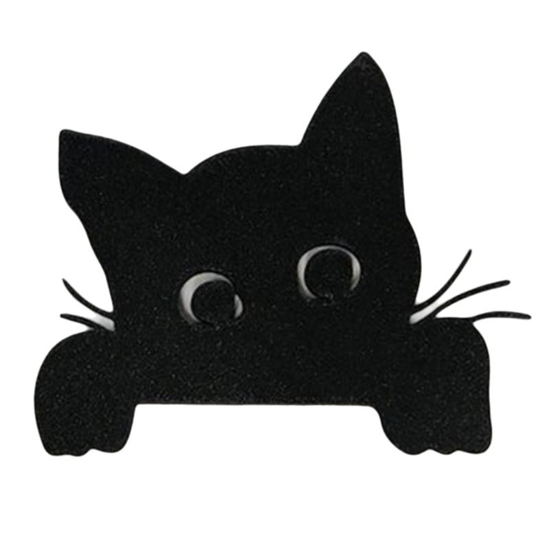 Sturdy Metal Cats Silhouettes for Door Frames Stylish Home Accent Accessory in Various Poses Home Accessory Decoration