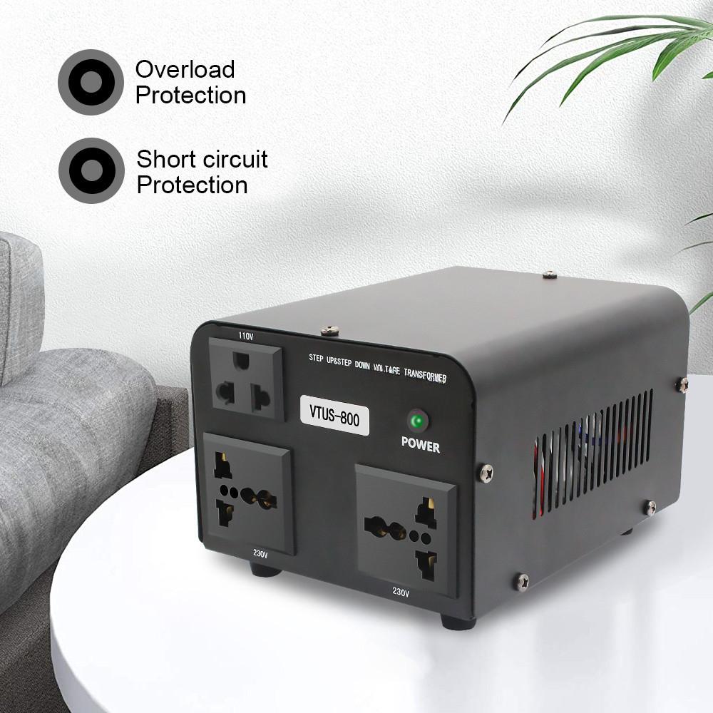 500W/800W/1000W Household Small Voltage Transformer Portable Power Voltage Converter Transfer Vonverter