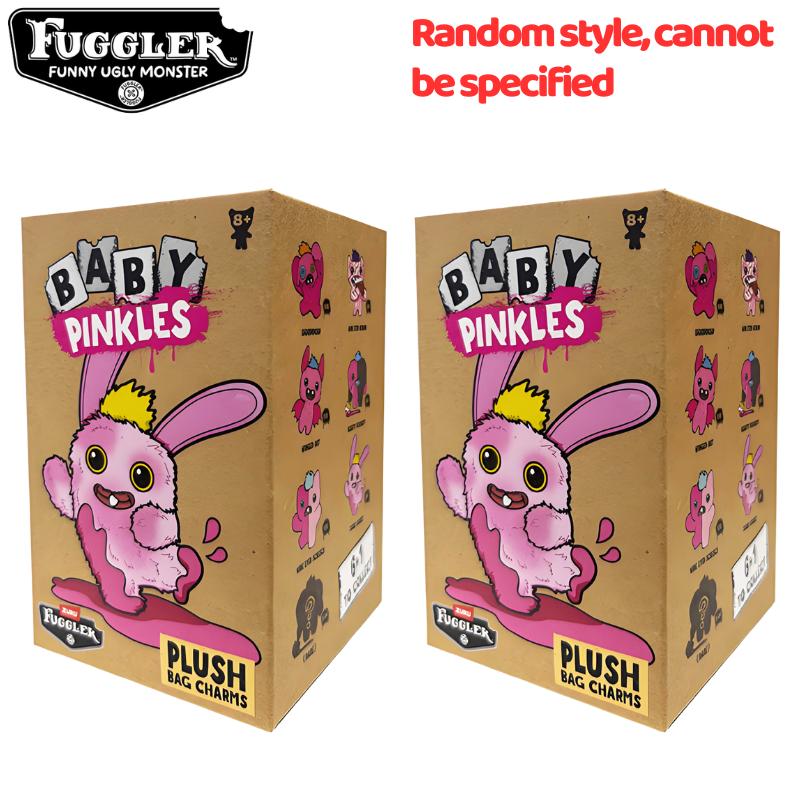 Funny Ugly Teeth Monster Plush Toys Keychain Kawaii Fugglers Baby Pinkles Peluche Dolls Pendant Festival Gifts