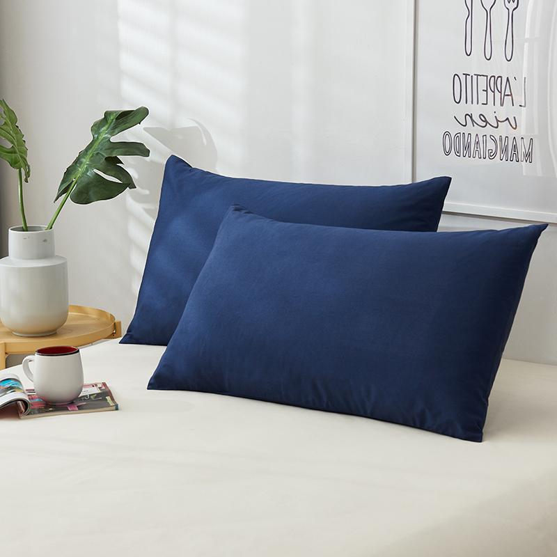 Față de pernă din bumbac Husă de pernă plic de înaltă calitate Husă de pernă de culoare solidă Lenjerie de pat Husă de pernă de somn 50x50 70x70