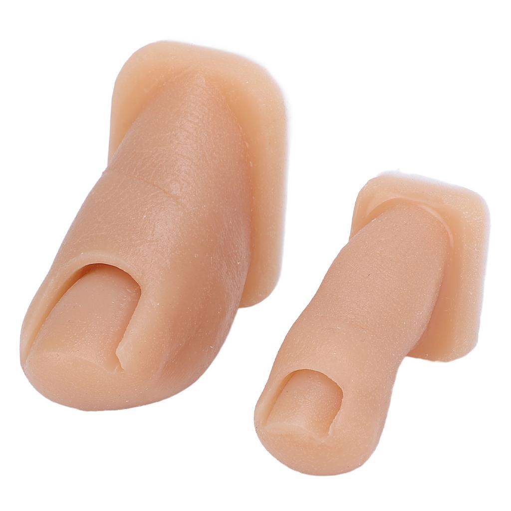 Nail Art Practice Toes Model Manicure Practice Toes Silicone Nail Painting Simulation Toes for Nail Salon Nail Art
