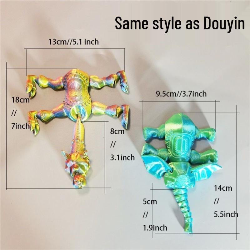 3D Printed Baby Elephant Figurine - Micro Landscape Ornament & Gift Model