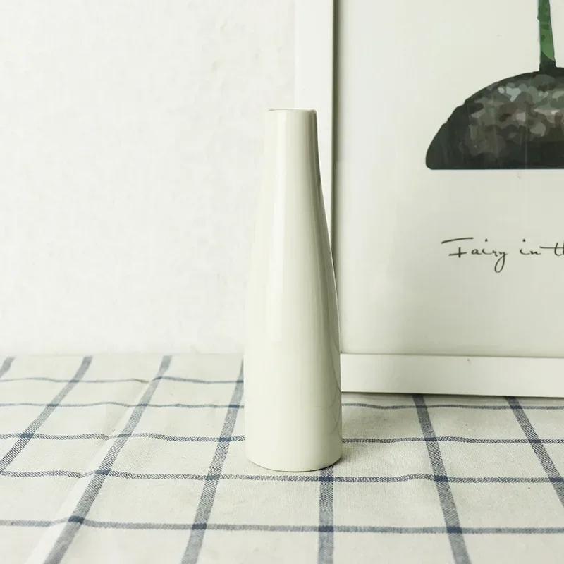 1pc-Scandinavian Plastic Vase Living Room Bedroom Decorative Vase Simple Home Fresh Flower Arrangement Vase