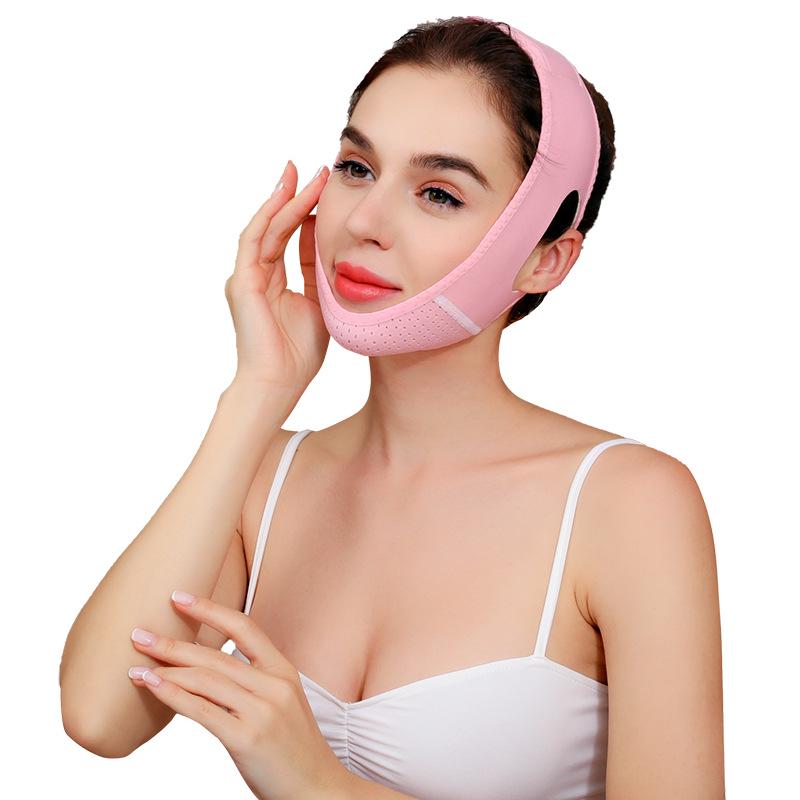 V-Line Firming Mask: Double Chin Lift, Nasolabial Fold Support, Breathable Sleep Slimming Face Mask