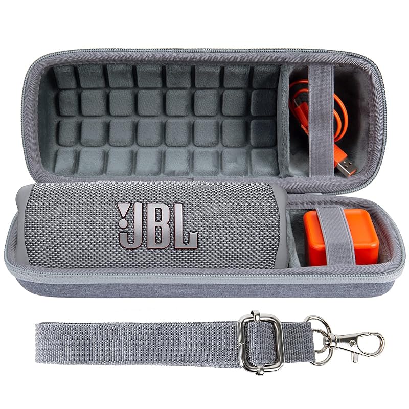 

co2CREA Made JBL Flip7/Flip6/Flip5/Flip4 Bluetooth speaker storage case (hard case, gray hard case)