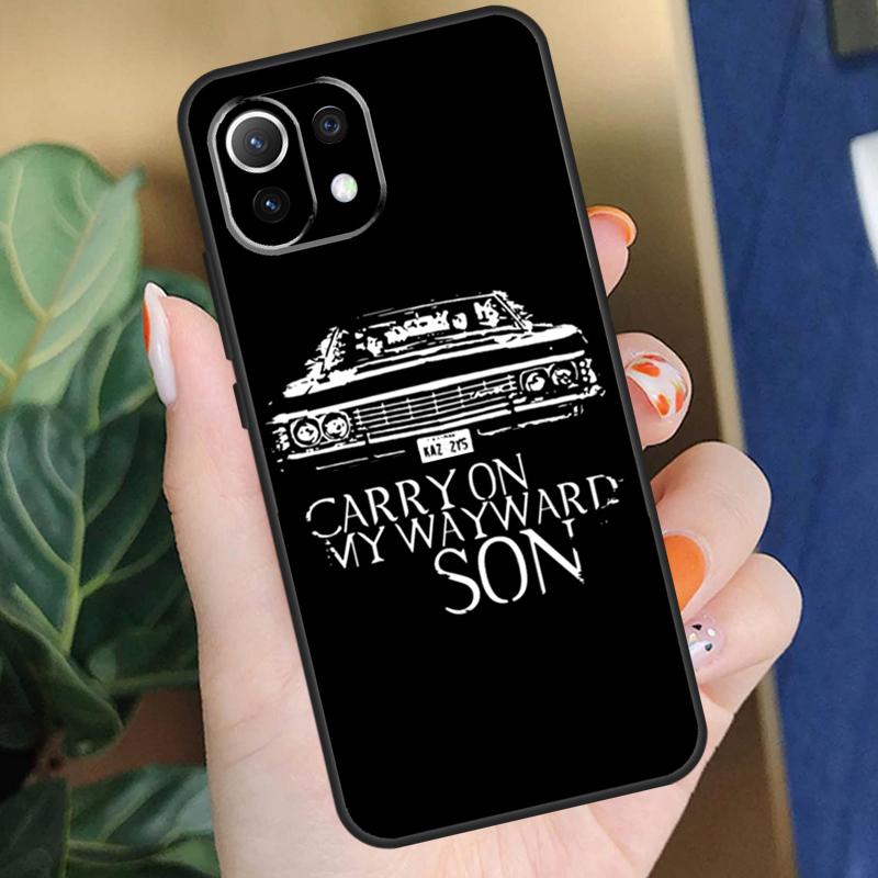 Supernatural CARRY ON MY WAYWARD SONS Case For Xiaomi 15T 14T 13T Pro 14 15 Ultra 17 Pro Max POCO X7 F8 Pro X5 X6 F5 F6 F7 Coque