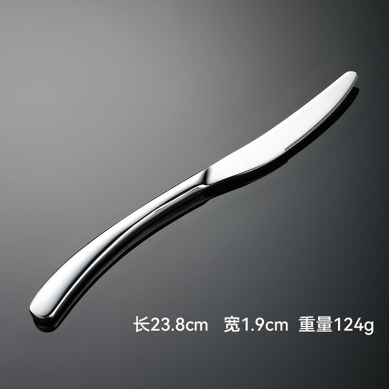 304 stainless steel knife and fork spoon cost Western tableware Opel high quality thickened mirror light steak knife and fork