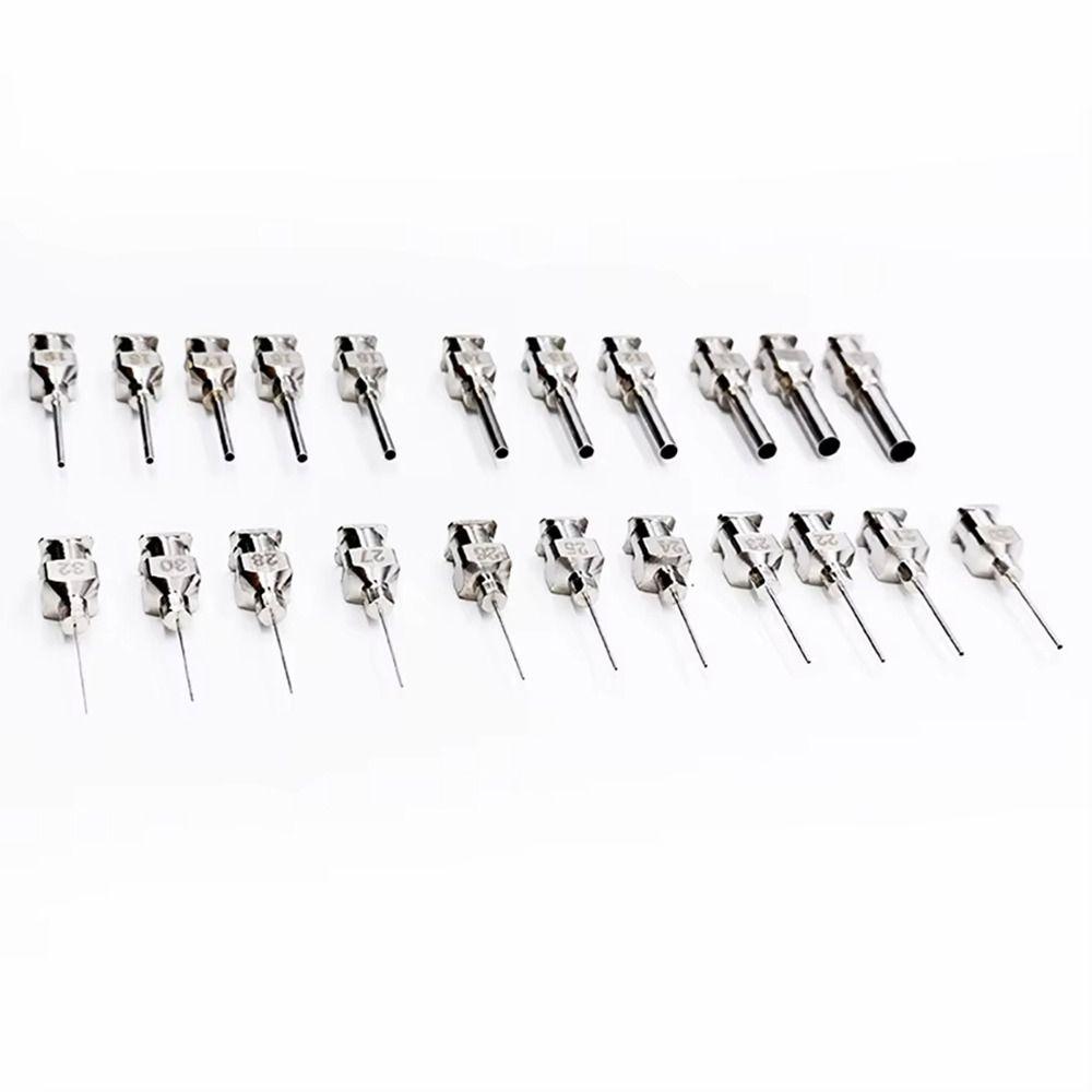 12Pcs 8G-30G Fluids Dispensing Machine Needle Blunt Tip Glue Dispenser Tip