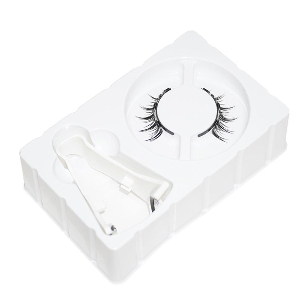 Reusable Magnetic Eyelashes with Clip Glue Free False Eyelash Clusters  Female
