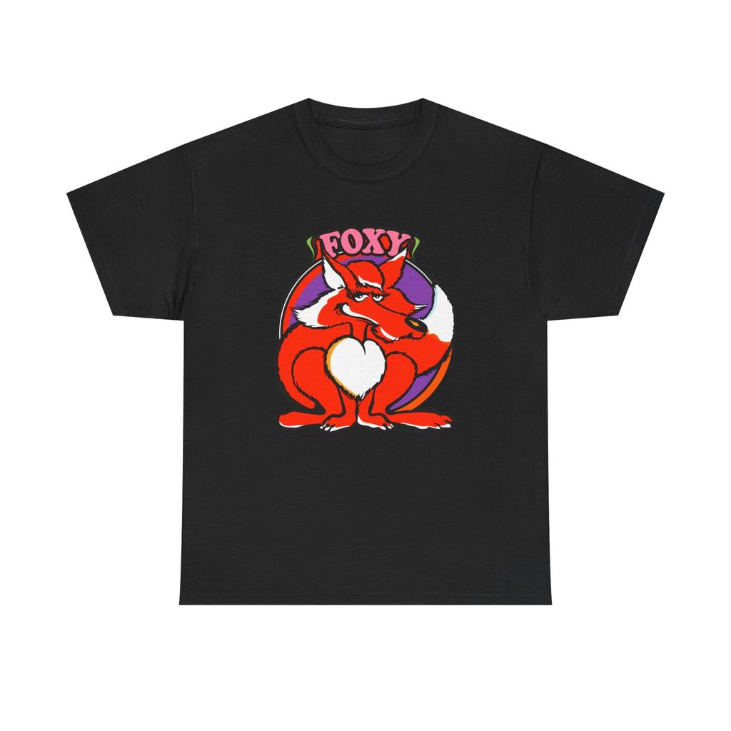 Foxy Retro 1970s T-Shirt Cute Sly Fox Vintage Vibes | Throwback Tee | 70s Style