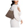 COACH Willow 24 turn-lock detachable shoulder strap pebbled leather bucket bag hand-held crossbody bag medium women's dark stone gray