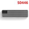 1 Stück Aluminium Auto Styling Auto USA Aufkleber 3D Amerikanische Flagge Abzeichen Emblem Decal Dekoration