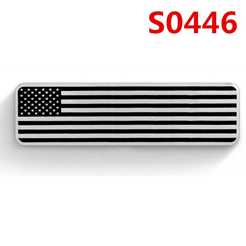 1 Stück Aluminium Auto Styling Auto USA Aufkleber 3D Amerikanische Flagge Abzeichen Emblem Decal Dekoration