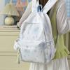 Schoolbag new fresh and sweet printed backpack trend large capacity lightweight student bag commuter travel leisure backpack