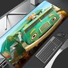 Trash Truck Theme Premium Non-slip Mouse Pad with Stitched Edges,Durable Rubber Material,for Desktop & Gaming Great Gifts