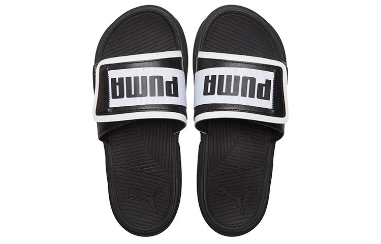 Men's Slippers PUMA Royalcat Sports Slippers Unisex Black White