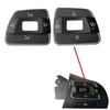 Stable-Car Multif Steering Wheel Switch Cap Volume Control Button Cover Trim For VW Passat B7 2011-2015
