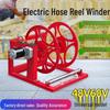 Electric Water Hose Reel 48v/60v for Farm Irrigation: Drip & Pipe Collection System.