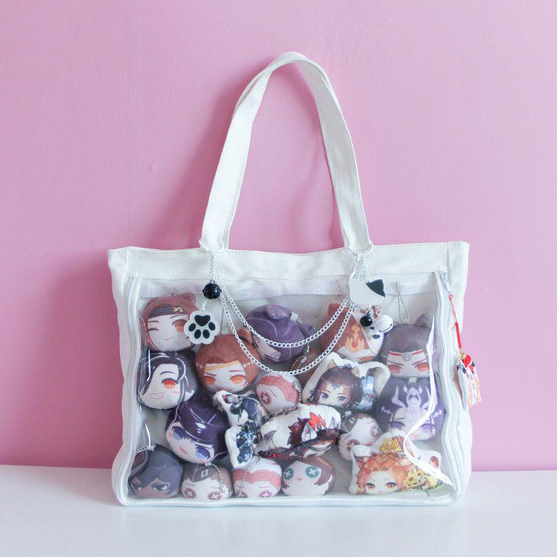 Elegant Japanese Sweet Lolita Harajuku Canvas Handbag For Cosplay Girls Jk Itabag