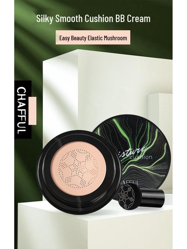 Xiangfu'er Mushroom Head BB Cream Concealer: Oil Control, Long-Lasting Setting Powder Foundation.