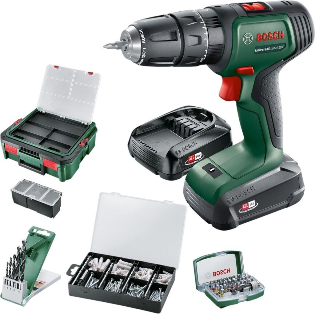 Ударный шуруповёрт Bosch UniversalImpact 18+ SystemBox 210 tlg.