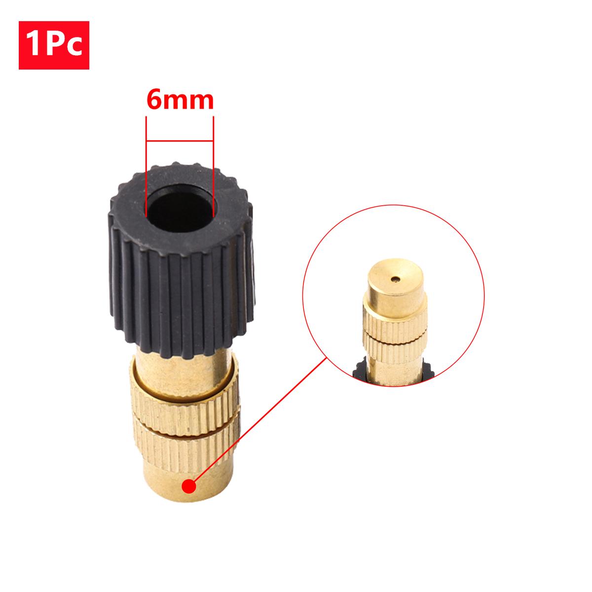 

Multi-Outlets Atomizing Nozzle Kit 4/5/6/7-Way Adjustable Misting Spray Head Garden Greenhouse Irrigation Humidification Cooling