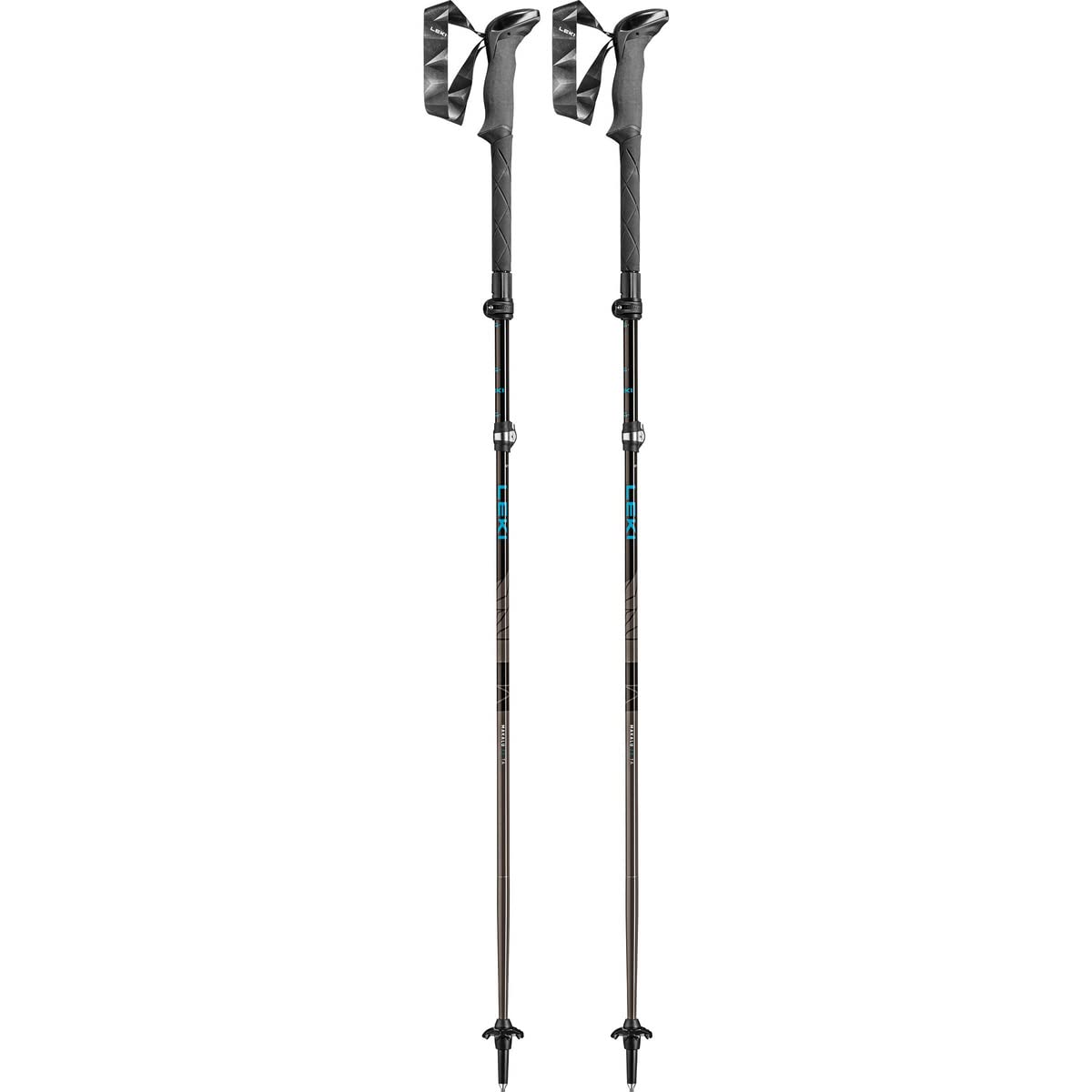

LEKI Makalu FX TA Poles, Petrol-Black-Silvergrey, 110-130 cm