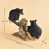 Bear Figurine, Animal Decoration for Living Room Shelf