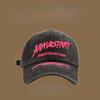 Korean Couple Spring and Summer Street Fashion Brand Letter Embroidery Wash Soft Top Baseball Hat Woman Showing Face Little Duckling Hat Man