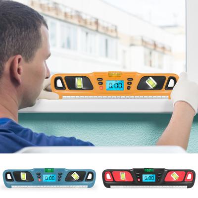 Digital Spirit Level Inclinometer Horizontal Scale Ruler 360 Degree Angle Finder Bubble Electric Level Protractor Measuring Tool