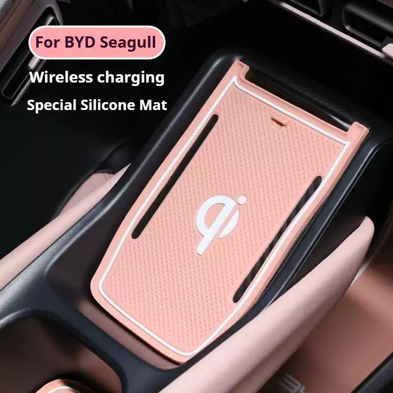 3Pcs for BYD Seagull Dolphin Mini Car Door Slot Storage Cup Pad Anti Slip Pad for Water Cup Car Interior Anti-Dirt Accessories