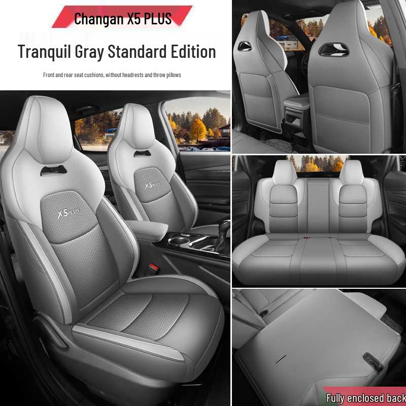 Celoroční potahy a polštářky na autosedačky s plným krytím pro Changan X5 Plus 2026
