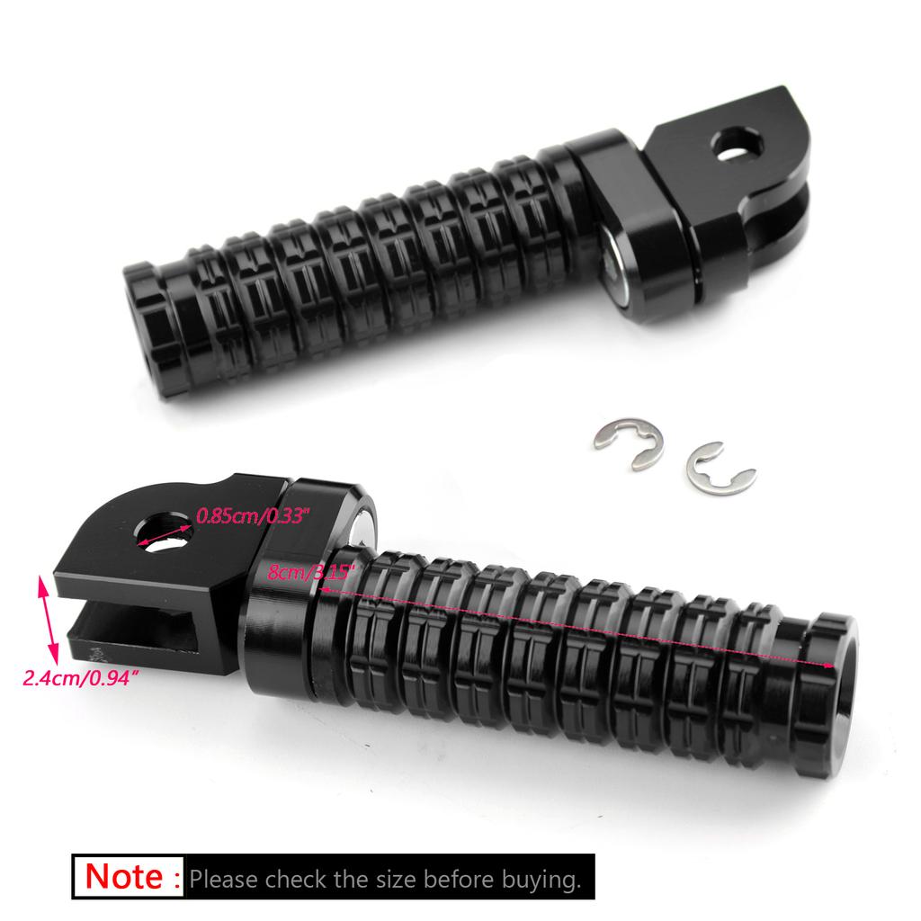 Fremre fotpinner for Yamaha MT-03 MT/FZ07 MT/FZ09 MT/FZ10 FZ8 FZ1 Tracer900