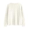 Women's Casual Long Sleeve V-Neck Blouse with Ruffle for Everyday Wear
