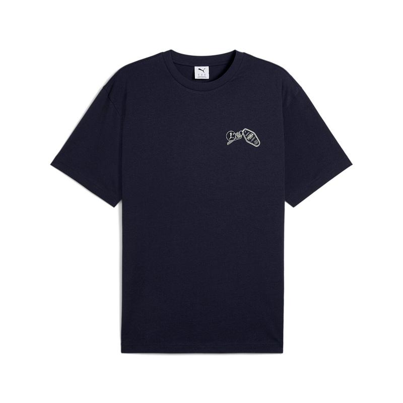 

New PUMA T Shirts Men s Marine Blue 632950-16 S