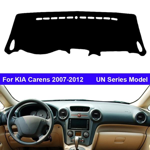 2 Layers Car Dashboard Cover DashMat Carpet Cape Sun Shade For KIA Carens 2007- 2017 2018 2019