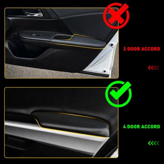 BLACK Door Panel Armrest Front LH & For RH Honda Accord Crosstour 3.5L 2008-2014