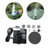 Solar Powered Fountain Garden Pond Water Feature Pump Kit Panel Submersible Pump