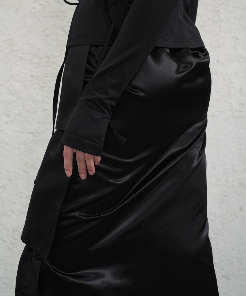 Biscuit Shop Trunk Pants Layered Shirred Skirt