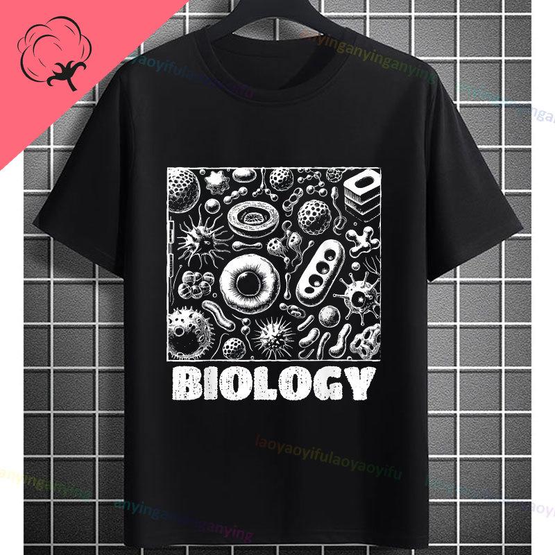 Funny Biology Bacteria and Microbes Selfie Petri Dish Cellfie Graphic Tshir100 Cotton Short Sleeve Humor Style Outdoor Tshirt