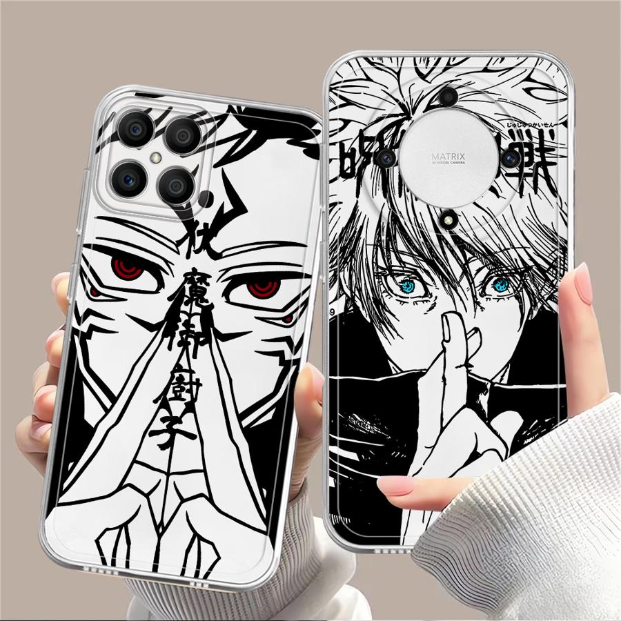 Case for Honor X8b X9b X8 X8a X7b 90 Lite X9a Soft Phone Cover Japanese Anime G-gojo